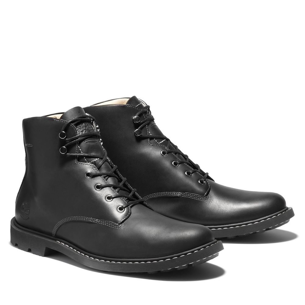 Bocanci 6-Inch Timberland Barbati Negrii - Belanger Ek+ Waterproof - Romania - GETDLI352